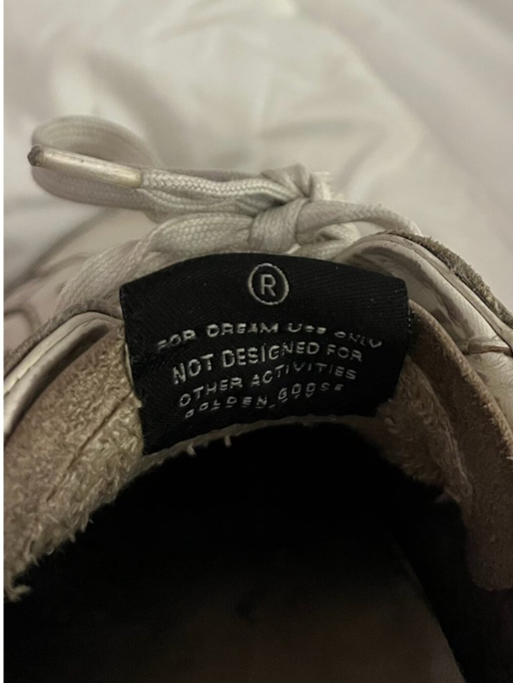 Golden Goose Super-Star White Leather Sneakers - Picture 9 of 9